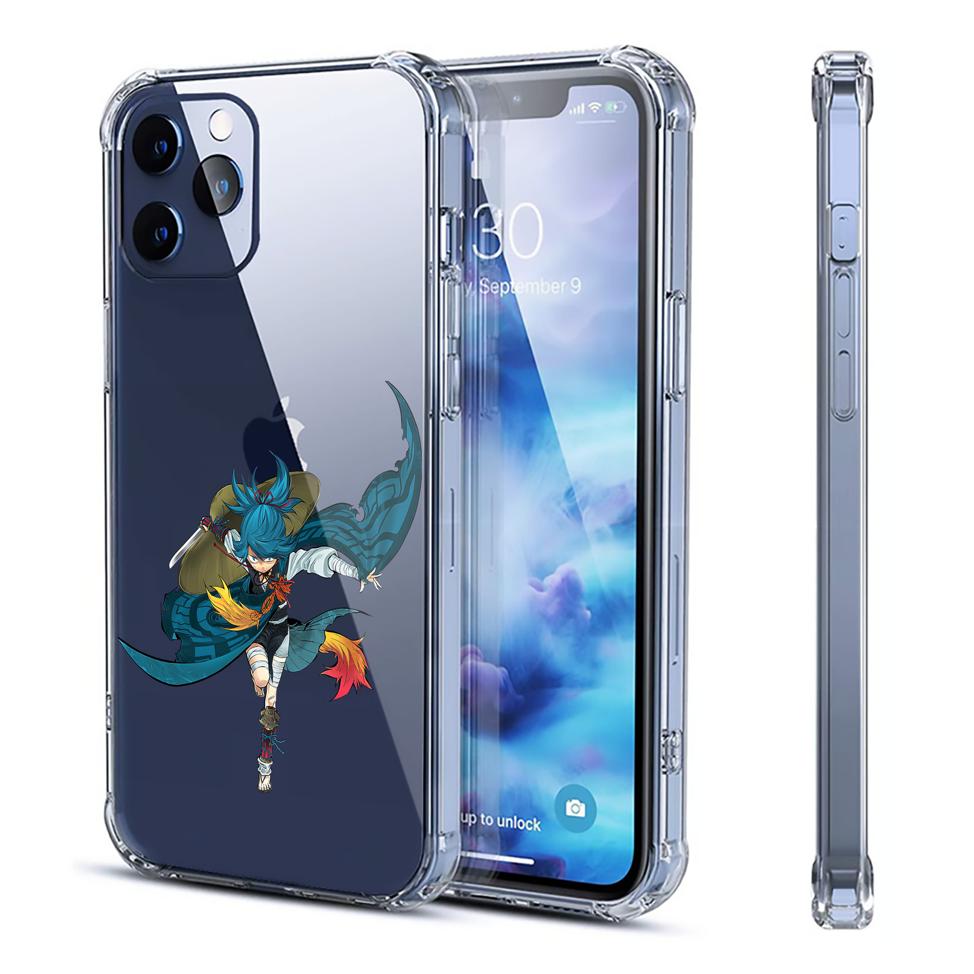 （画像用） 刀剣乱舞 Touken Ranbu 【iPhone 12シリーズ対応】透明スマホケース（クリアソフトケース）